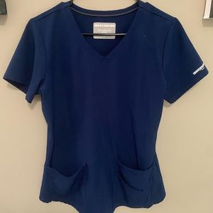 Sketchers navy blue scrub set ✨ - size S